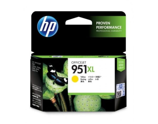 HP INK CARTRIDGE 951XL YELLOW OFFICE JET (ORIGINAL)